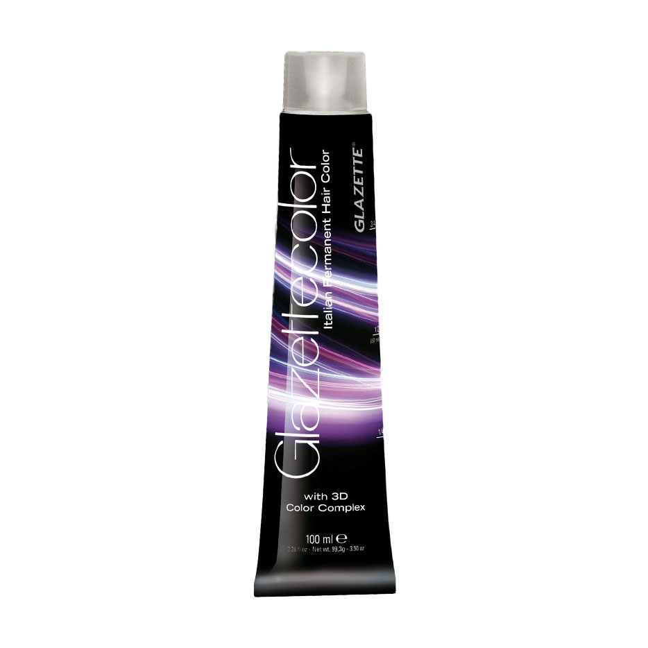 Перманентна фарба-догляд для волосся Itely Hairfashion Glazette Color 6D Dark Golden Blonde, 100 мл